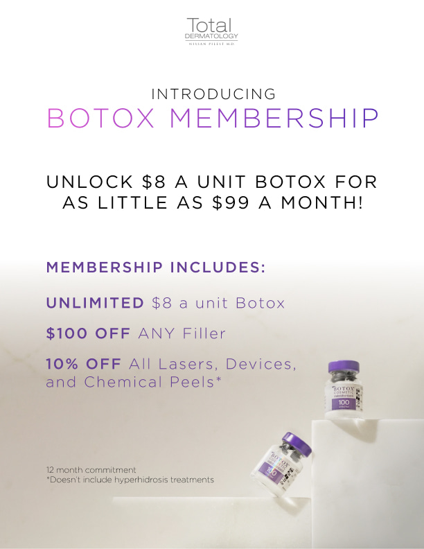 Botox Membership Irvine Total Dermatology